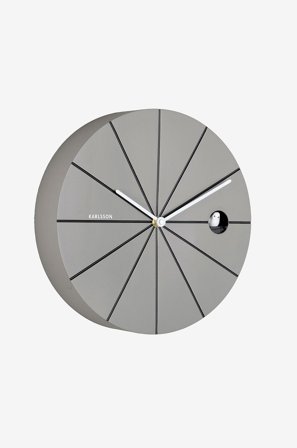 Karlsson - Veggklokke Destacado Cuckoo - Grå - Veggklokker & bordklokker - Fra Homeroom