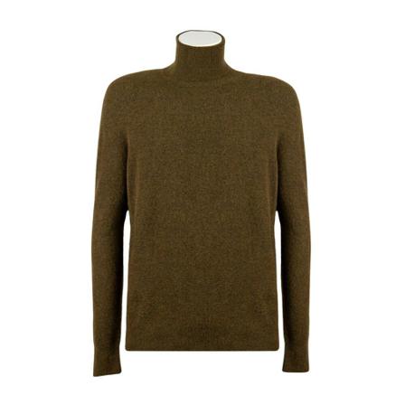 Roberto Collina, Turtleneck Jumper Groen, Heren, Maat:L