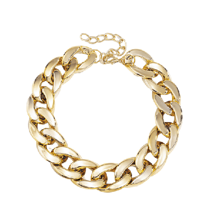 1/2/3/5 Hiphop halsband flickor enkel design hänge hals Gold 1 Pc