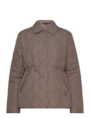 Sheila Quilted Jacket Tikkitakki Brown Lexington Clothing