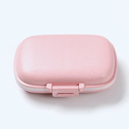 Dww-1 Resepåse, 8 fack, Liten Bärbar Pillerlåda för Handväska, Mediciner, Vitaminer