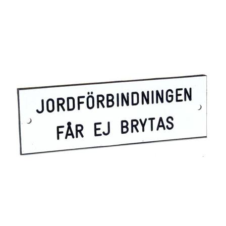 Televes 993699 Skylt för åskjordad anläggning, Skyltar