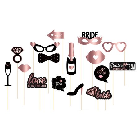 Fotorekvisita Möhippa Svart & Rosa