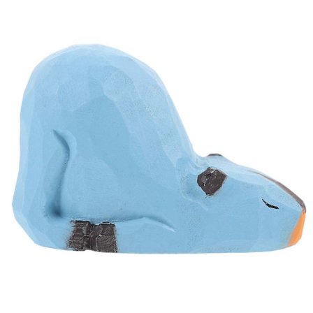 Capybara-figur i træ, skrivebordsmodel, Capybara-statue i træ, udskåret dyreornament