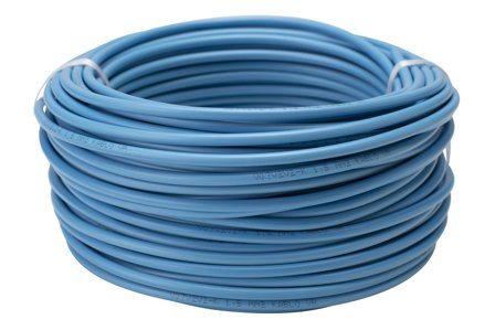 Varmecomfort RKK 1,5 Blå Dobbelisolert 25m Bunt