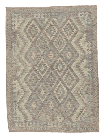 Tapis Kilim Afghan Old Style 180X245 Marron/Orange (Laine, Afghanistan)