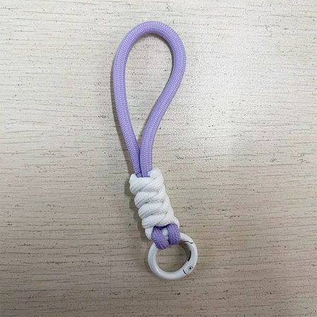 Nøkkelring Lanyard Sterk stropp for nøkler Flettet paraply tau Ha