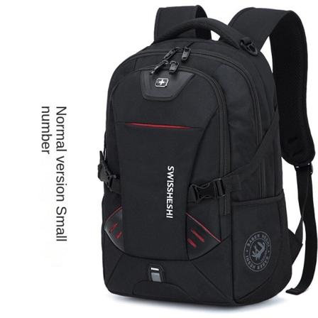 Skoleelev ryggsekk College boksekk Reiseveske Business Datamaskin Utendørs klatring Black small size