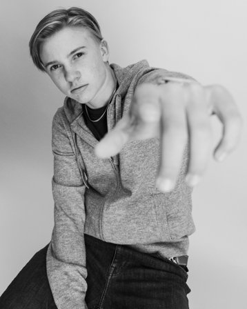 RYVLS Justin Soft Knit Zip Hoodie Gris Sweats à capuche Garçon - Kids Brand Store