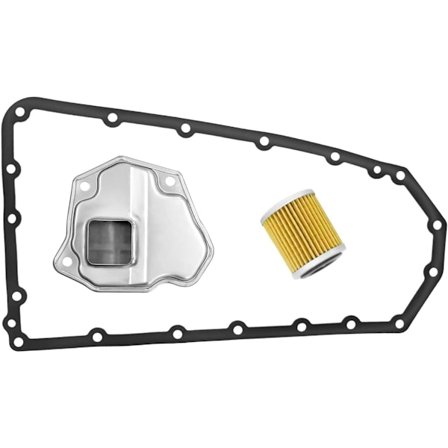 Transmisjonsfilter med pakning for Nissan Altima Juke Rogue Jeep Dodge Mitsubishi Lancer Outlander 2007-2015 Erstatning for 31728-1XF03, 31728-1XF02