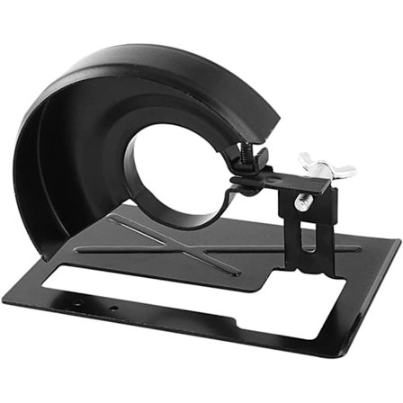 Set med 2 vinkelslipskärstativ med skyddskåpa svart