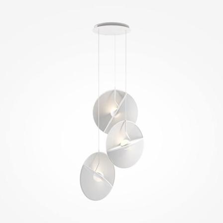 Maytoni Reflex Modern 6-Light Pendel Loftslampe, Hvid 3000K