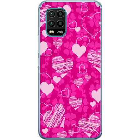 Yhteensopiva Puhelinkuori Xiaomi Xiaomi Mi 10 Lite 5G PopSydänKuviointi