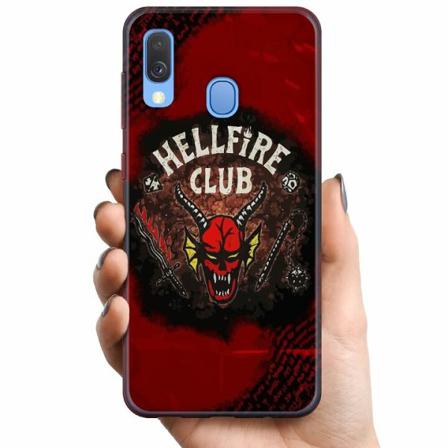 Samsung Galaxy A40 Tpu Mobilskal Hellfire Club - Stranger
