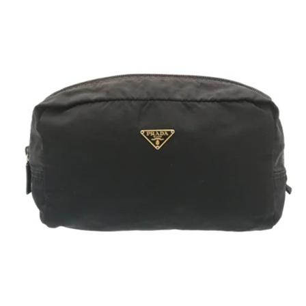 Prada Vintage, Pre-owned Nylon pouches Rood, unisex, Maat:ONE Size,multicolor