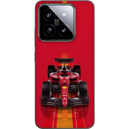 Yhteensopiva Puhelinkuori Xiaomi Xiaomi 14 Ferrari Formula 1 -auto ikonisessa punaisessa muotoilussa urheilullisella tarkkuudella