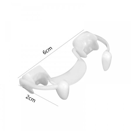 2 kpl Deluxe Teleskooppivampyyrin Hampaat Hammasraudat - Realistiset Vampyyrin Tekohampaat Halloween-juhliin Cosplayhin