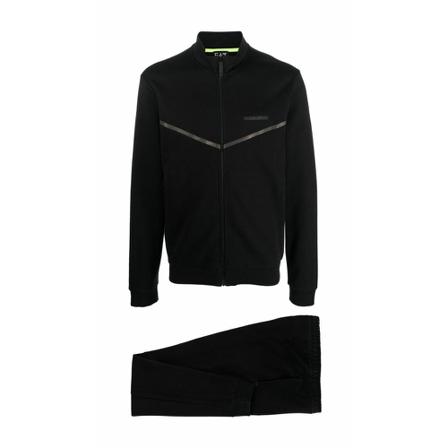 Emporio Armani Ea7, Training Sets Zwart, Heren, Maat:S,Cotton