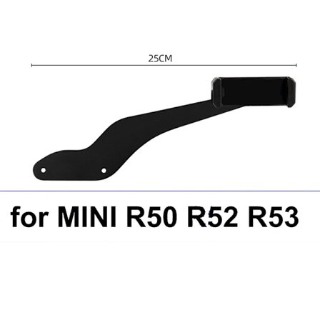 til kompatibel med MINI Cooper F54 F55 F56 F60 R50 R52 R53 R55 R56 R60 08-20 Bilholder Telefonholder Mobiltelefon GPS Holder Beslag Klemme Clip