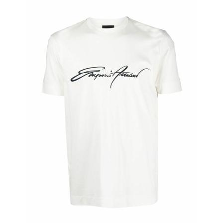 Emporio Armani, T-Shirts Wit, Heren, Maat:XL