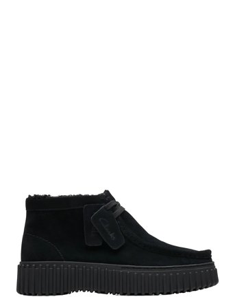 Torhill Moss D W/Lining Black Clarks