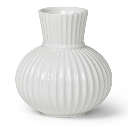 Lyngby porcelæn Tura vase, 14,5 cm, hvid | KitchenOne