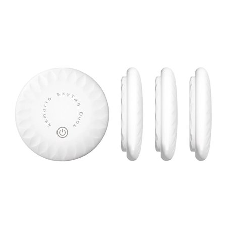 4Smarts SkyTag Duos Bluetooth tracker, set of 4 – White