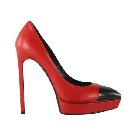Saint Laurent Vintage Pre-owned Pumps , Rood , Dames , Maat: 38 EU
