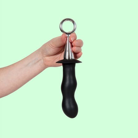 Vuxen: #3 Silicone Plug With Finger Ring