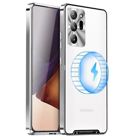 Hårt Magnetiskt Skal med Linsskydd Kompatibel med Samsung Galaxy S23 Ultra Plus