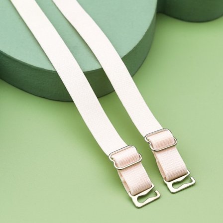 4 par BH Straps Tyg Axelremmar NUDE
