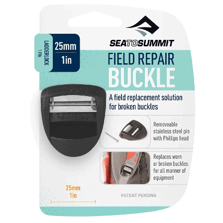 Sea to Summit Buckle 25mm Ladderlock 1 Pin Black