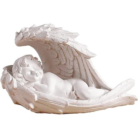 Engel Figur Cherub Statue Hjem Have Dekoration Vinger Angel Statue Scul