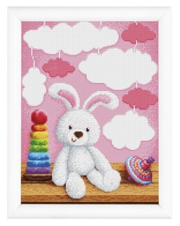 Diamond painting Nimitaulu roosa