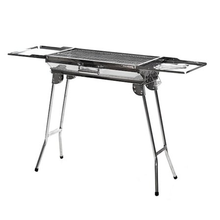 Portabel Kolgrill - Hopfällbar - Rostfritt Stål