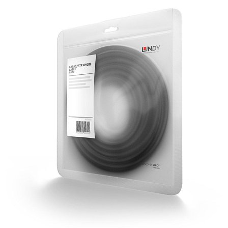 Lindy Basic koblingskabel - 30 cm - svart
