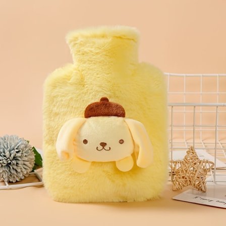 Sanrio Plys Varmtvandsflaske - Kuromi, My Melody & Cinnamoroll Design | Stor, Tykk Håndvarmer til Hyggelig Komfort