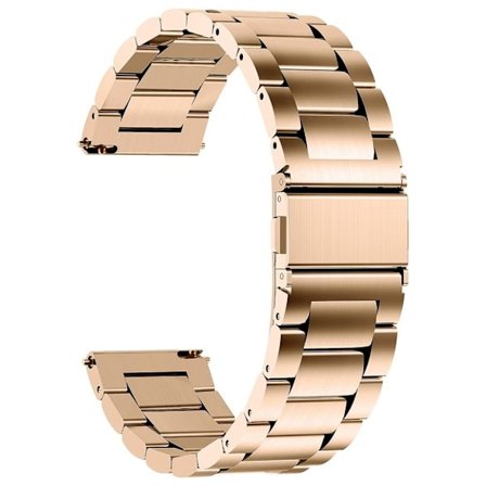 JLT Samsung Galaxy Watch 4/4 Classic Stainless Steel Watch Strap - Rose Gold