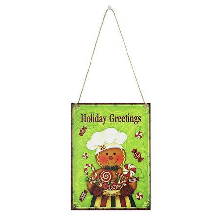 B-Jul Dörrskylt Hänge 1 Styck Trädekor Trä Ha