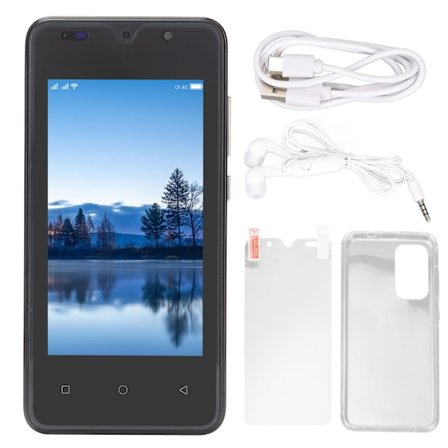 A18 Älypuhelin 4,5 tuuman HD 2GB RAM 32GB ROM Dual SIM Android Erittäin ohut matkapuhelin musta