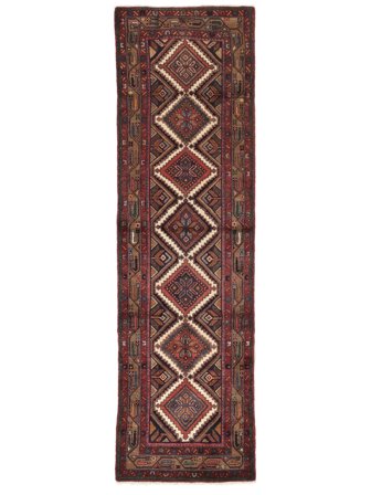 Médaillon Petit Asadabad Tapis 83X275 Laine