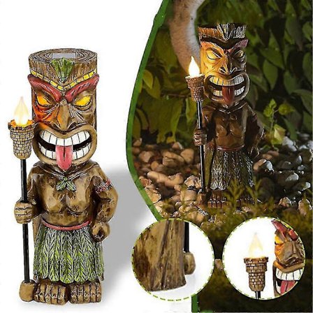 Maya-toteemipuutarhavalo maisema koristevalo ulkokäyttöön polkuvalaisin sisustus