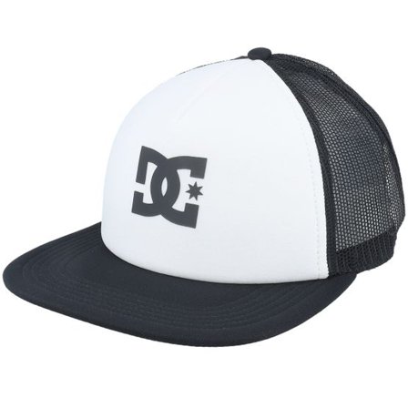 DC - Svart trucker Keps - Kids Gas Station White/Black Trucker @ Hatstore