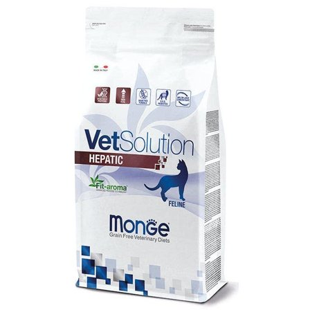 Monge VetSolution Hepatic Linea Veterinaria Cibo Secco Gatti 1,5