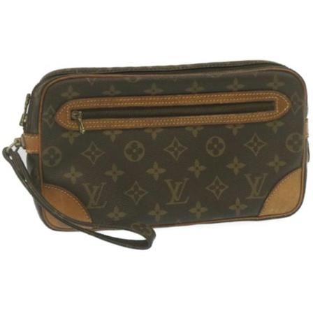 Louis Vuitton Vintage, Pre-owned Canvas Marly Dragonne Bruin, Dames, Maat:ONE Size