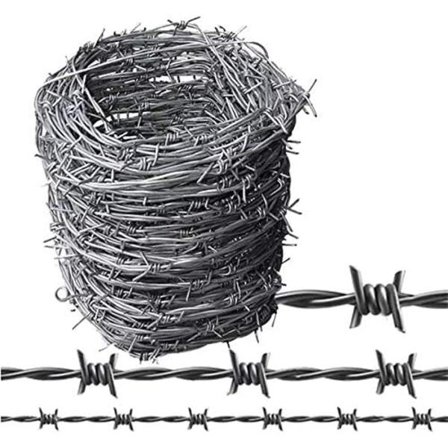 Piggtråd | Galvanisert stål | Ideell for husdyr | Hjemme- og hagegjerder | Sterk 1,7 mm tykk tråd | Inkluderer bærekar | 30m