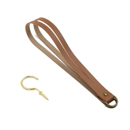 Gardinholder Tau Lær Tiebacks BRUN