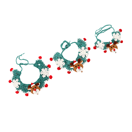 Juldräktset för husdjur (3-pack)