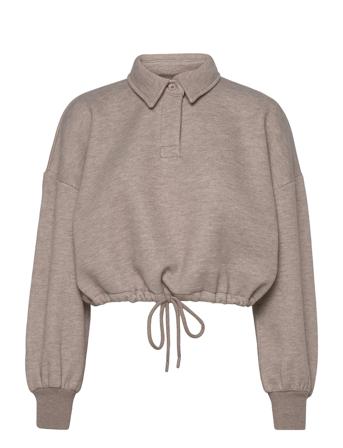 Felpas Sweatshirt Trøje Grå Mango