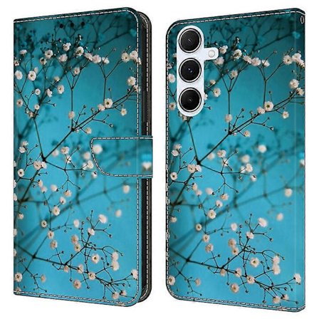 Kompatibel med Samsung Galaxy A36 5G A56 5G Etui Mønsterprintet Beskyttelsescover TPU+PU Læder Flip Telefon Etui - Perfekt